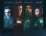 Kolaż z gier: Man of Medan, Little Hope, House of Ashes, The Devil in Me. Idealne dla fanów gier podobnych do Until Dawn, pełnych napięcia i wyborów.