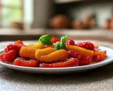Poivron grillé au four : le secret d'un pelage facile et saveur intense