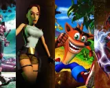 Lara Croft, Crash Bandicoot, Jin Kazama i inni bohaterowie z najlepszych gier na PS1.