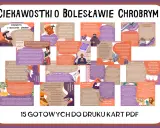 Co oznacza przydomek Chrobry? Dzielny, waleczny. Bolesław Chrobry, pierwszy król Polski, zasłynął z odwagi i siły.