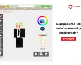 Strony do robienia skinów w Minecraft. Edytor pozwala stworzyć unikalną postać, a następnie pobrać ją lub przesłać do gry.