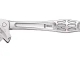 Llave ajustable Wera Joker, con un diseño ergonómico y marcas de tamaño. Ideal para trabajos de fontanería y mecánica, sus carracas integradas facilitan el apriete.