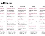 Jadłospis tygodniowy z posiłkami bogatymi w sirtfoody, w tym koktajle SIRT i dania z kurczakiem.