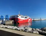 FRS Fähre bereit für einen Tagesausflug von Tarifa nach Tanger.