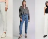 Jasne jeansy z wysokim stanem i białe spodnie z kantem to modele, które optycznie wyszczuplają.