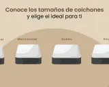 Conoce los distintos tipos de colchones: Individual, Matrimonial, Queen y King. Elige el tamaño perfecto para tu descanso.