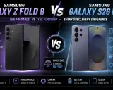 Porównanie Samsung Galaxy Z Fold 8 i Galaxy S26 Ultra. Dowiedz się, jaki jest najnowszy Samsung, który lepiej spełni Twoje potrzeby.