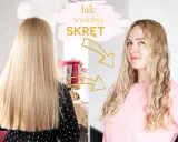 Blond włosy przed i po użyciu aktywatora skrętu. Zobacz, jak łatwo uzyskać fale!