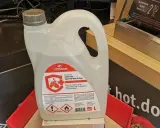Duży, biały kanister z płynem do dezynfekcji rąk Orlen Oil 5L.