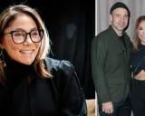 En kvinna med glasögon ler, bredvid henne står en man och en kvinna. Thomas de Paula Eby är med på bilden.