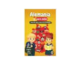 Un libro ilustrado sobre Alemania para niños, con un mapa y dibujos de atracciones. ¡Una aventura divertida para explorar Alemania con niños!