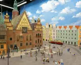 Miniaturowy Rynek we Wrocławiu, z kolorowymi kamieniczkami i tramwajem, to świetne wrocławskie atrakcje dla młodzieży.