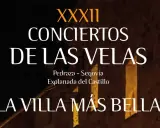 XXXII Conciertos de las Velas en Pedraza, Segovia. La villa más bella iluminada por la noche.