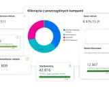 Analiza efektywności planu marketingowego salonu kosmetycznego: kliknięcia, sesje, koszt reklam i słowa kluczowe.