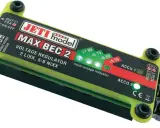 Jeti Max Bec 2 Spannungsregler mit Anzeige für Akkuspannung.