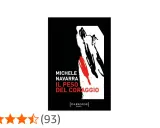 Copertina del libro "Il Peso del Coraggio" di Michele Navarra. Un'ombra rossa si allunga su due figure in cammino.