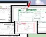 Varias recetas médicas españolas, algunas con sellos y números de identificación.