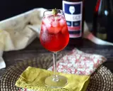 Un verre de spritz vénitien, rafraîchissant et pétillant, garni d'une olive. Parfait pour un apéritif ensoleillé.