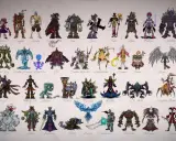 Kolekcja lol postacie 2012: Annie, Singed, Alistar, Sion, Sivir, Ashe, Evelynn, Plant King, Jax, Doctor Mundo, Fiddlesticks, Soraka, Teemo, Ryze, Master Yi, Amumu, Tristana, Rammus, Karthus, Cho'Gath, Spider Queen, Nunu, Zilean, Kassadin, Twitch, Anivi...