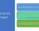 Norwegia jest w strefie Schengen. Obraz przedstawia kraje należące do strefy Schengen, w tym Norwegię.