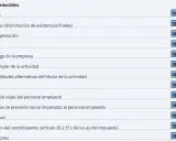Tabla de gastos deducibles: otros gastos de personal (casilla 19) y otros conceptos.