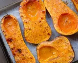 Calabaza asada, lista para deliciosas recetas con calabaza. Perfecta para un plato principal o guarnición.