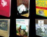 Książki z gwiazdką: "Mutter Courage" Brechta, "Charlie i fabryka czekolady" Dahla, "Wojna i pokój" Tołstoja i inne klasyki.