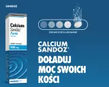 Calcium Sandoz Forte to lek na mocne kości. Tabletki musujące 500 mg.