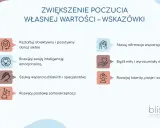 Jak budować poczucie własnej wartości: kształtuj obraz siebie, rozwijaj inteligencję emocjonalną, szukaj wsparcia, stosuj afirmacje, bądź dla siebie miły i rozwijaj talenty.