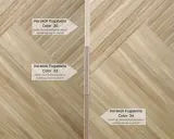 Jak dobrać fugę do płytek? Przykłady fug Kerakoll Fugabella: Color 30 (do najjaśniejszego koloru), Color 33 (do pośredniego), Color 34 (do najciemniejszego).