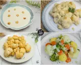 Cuatro deliciosas recetas con coliflor: crema, rebozada, frita y al vapor con verduras. ¡Un mundo de sabor!