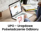 UPO - Urzędowe Poświadczenie odbioru dokumentów na laptopie.