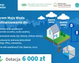 Program Moja Woda wspiera gromadzenie i retencjonowanie deszczówki, jej wykorzystanie (np. do podlewania) oraz zbieranie. Dotacja 6000 zł.