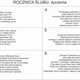 Życzenia na 50 rocznicę ślubu: miłość, szczęście, wzajemność i wspólne marzenia.