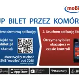 Kup bilet przez komórkę z aplikacją moBiLET. Pobierz ją lub wyślij SMS.