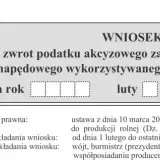 Jak wypełnić oświadczenie do wniosku o zwrot podatku akcyzowego bez błędów