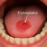 Widoczne czerwone kropki na języku, oznaczone jako erytroplakia, mogą być sygnałem ostrzegawczym.