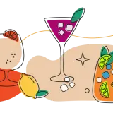 Kolorowe drinki, cytryny, pomarańcze i shaker. Dowiedz się, co to triple sec i jak go używać do drinków.