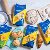 Produkty Bezgluten dla osób z chorobą trzewną: mąki, chleb, bułeczki, croissant, pierogi.