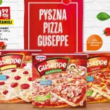 Pyszna pizza Guseppe od Dr. Oetkera: 4 sery, szynka i pieczarki, salami. Idealna na szybki obiad.