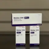 Opakowania leku Betaloc ZOK 25 mg, 50 mg i 100 mg.