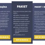 Kalkulacja kosztów samodzielnego wydania książki (self-pub): pakiety z książką, ebookami i kursem "Finansowy ninja".