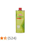 Flacone di acquaragia inodore Rhütten, ideale per diluire vernici sintetiche e per pulire superfici.