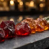 Surowe kamienie, od głębokiej czerwieni po zieleń, przypominają barwy ziemi. Granat kamień właściwości, symbolizujący pasję i energię.