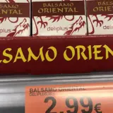 Cajas de bálsamo oriental Deliplus en Mercadona, con dragones rojos y dorados. Precio de 2.99€.