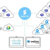 Synergy Sky connects various platforms for video conferencing for government, commercial, and consumer use, including Microsoft Teams, Zoom, Cisco, and Webex.