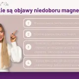 Kobieta wskazuje na objawy niedoboru magnezu: mrowienie, drżenie powiek, nerwowość, lęk.