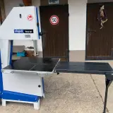 Scheppach Bandsäge Basa dst gebraucht, ideal für Holzarbeiten. Mit ausklappbarem Tisch und Zapfwelle für zusätzliche Flexibilität.