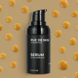 Serum z alfa-arbutyną od Rue de Skin. Składnik ten, arbutyna w kosmetyce, rozjaśnia skórę.