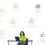 Grafika przedstawia podział na miękki i twardy HR, z ikonami symbolizującymi onboarding, rekrutację, motywację, employer branding, akta osobowe, kadry i płace, wnioski urlopowe, oceny pracownicze, podpisywanie umów i dokumentację pracowniczą.